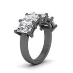 Load image into Gallery viewer, 5-carat-five-stone-diamond-radiant-cut-wedding-band-in-black-gold-FD8008RAB-5.00CT-NL-BG.jpg
