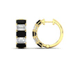 Load image into Gallery viewer, 5-carat-five-stone-emerald-cut-black-diamond-hoop-earrings-in-yellow-gold-fdear11542emgblackangle2-nl-yg.jpg?v=1764919087