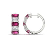 Load image into Gallery viewer, 5-carat-five-stone-emerald-cut-pink-sapphire-hoop-earrings-in-white-gold-fdear11542emgsadrpiangle2-nl-wg.jpg?v=1764918730