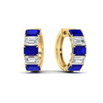 Load image into Gallery viewer, 5-carat-five-stone-emerald-cut-sapphire-hoop-earrings-in-yellow-gold-fdear11542emgsablangle1-nl-yg.jpg?v=1764918436
