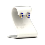 Load image into Gallery viewer, 5-carat-five-stone-emerald-cut-sapphire-hoop-earrings-in-yellow-gold-fdear11542emgsablstand-nl-yg.jpg?v=1764918435
