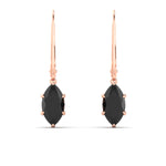 Load image into Gallery viewer, 5-carat-leverback-marquise-black-diamond-earrings-in-rose-gold-fdear11236mqgblackangle2-5.00ct-nl-rg.jpg?v=1768553153