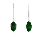 Load image into Gallery viewer, 5-carat-leverback-marquise-emerald-earrings-in-white-gold-fdear11236mqgemgrangle2-5.00ct-nl-wg.jpg?v=1768553006