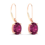 Load image into Gallery viewer, 5-carat-leverback-oval-drop-dangle-pink-sapphire-earrings-in-rose-gold-fdear11236ovgsadrpiangle3-5.00ct-nl-rg.jpg?v=1765455508