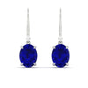 Load image into Gallery viewer, 5-carat-leverback-oval-drop-dangle-sapphire-earrings-in-white-gold-fdear11236ovgsablangle2-5.00ct-nl-wg.jpg?v=1765455508