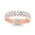 Thumbnail 3 - 5-carat-marquise-diamond-eternity-wedding-band-in-rose-gold-FDEWB11257MQB-5.00CT-NL-RG