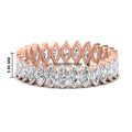 Thumbnail 2 - 5-carat-marquise-diamond-eternity-wedding-band-in-rose-gold-FDEWB11257MQB-5.00CT-NL-RG