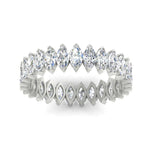 Load image into Gallery viewer, 5-carat-marquise-diamond-eternity-wedding-band-in-white-gold-FDEWB11257MQB-5.00CT-NL-WG