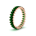 Thumbnail 20 - 5-carat-marquise-emerald-eternity-wedding-band-in-rose-gold-FDEWB11257MQBGEMGR-5.00CT-NL-RG
