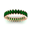 Thumbnail 18 - 5-carat-marquise-emerald-eternity-wedding-band-in-rose-gold-FDEWB11257MQBGEMGR-5.00CT-NL-RG