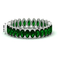 Thumbnail 42 - 5-carat-marquise-emerald-eternity-wedding-band-in-white-gold-FDEWB11257MQBGEMGR-5.00CT-NL-WG