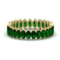 Thumbnail 67 - 5-carat-marquise-emerald-eternity-wedding-band-in-yellow-gold-FDEWB11257MQBGEMGR-5.00CT-NL-YG