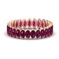 Thumbnail 11 - 5-carat-marquise-pink-sapphire-eternity-wedding-band-in-rose-gold-FDEWB11257MQBGSADRPI-5.00CT-NL-RG