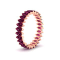 Thumbnail 15 - 5-carat-marquise-pink-sapphire-eternity-wedding-band-in-rose-gold-FDEWB11257MQBGSADRPI-5.00CT-NL-RG