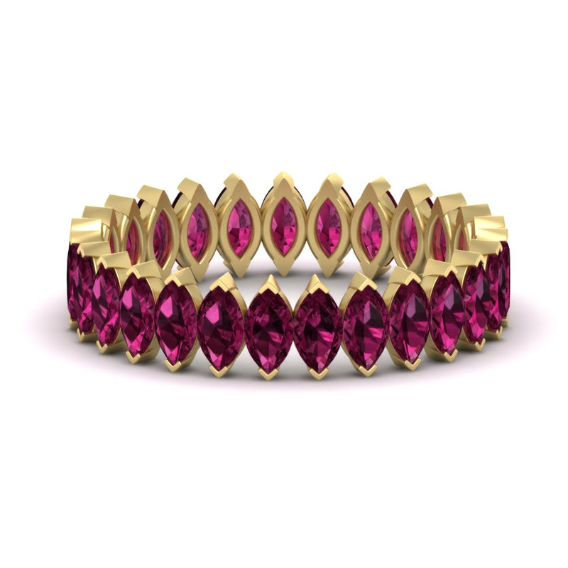 5-carat-marquise-pink-sapphire-eternity-wedding-band-in-yellow-gold-FDEWB11257MQBGSADRPI-5.00CT-NL-YG