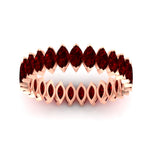 Load image into Gallery viewer, 5-carat-marquise-ruby-eternity-wedding-band-in-rose-gold-FDEWB11257MQBGRUDR-5.00CT-NL-RG