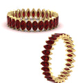 Thumbnail 75 - 5-carat-marquise-ruby-eternity-wedding-band-in-yellow-gold-FDEWB11257MQBGRUDR-5.00CT-NL-YG