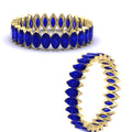 Thumbnail 60 - 5-carat-marquise-sapphire-eternity-wedding-band-in-yellow-gold-FDEWB11257MQBGSABL-5.00CT-NL-YG
