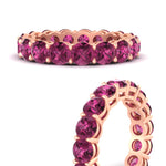 Load image into Gallery viewer, 5-carat-pink-sapphire-eternity-band-ring-in-rose-gold-FD11249-ROBGSADRPIANGLE3-5.00CT-NL-RG
