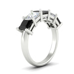 Load image into Gallery viewer, 5-carat-princess-cut-black-diamond-wedding-band-for-women-in-white-gold-fdwb8008prblackangle2-5.00ct-nl-wg.jpg?v=1773654337