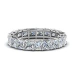 Load image into Gallery viewer, 5-carat-princess-cut-diamond-eternity-ring-in-white-gold-FDEWB8675PR-5.0CT-NL-WG
