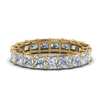 Load image into Gallery viewer, 5-carat-princess-cut-diamond-eternity-ring-in-yellow-gold-FDEWB8675PR-5.0CT-NL-YG
