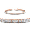 Load image into Gallery viewer, 5-carat-princess-cut-diamond-tennis-bracelet