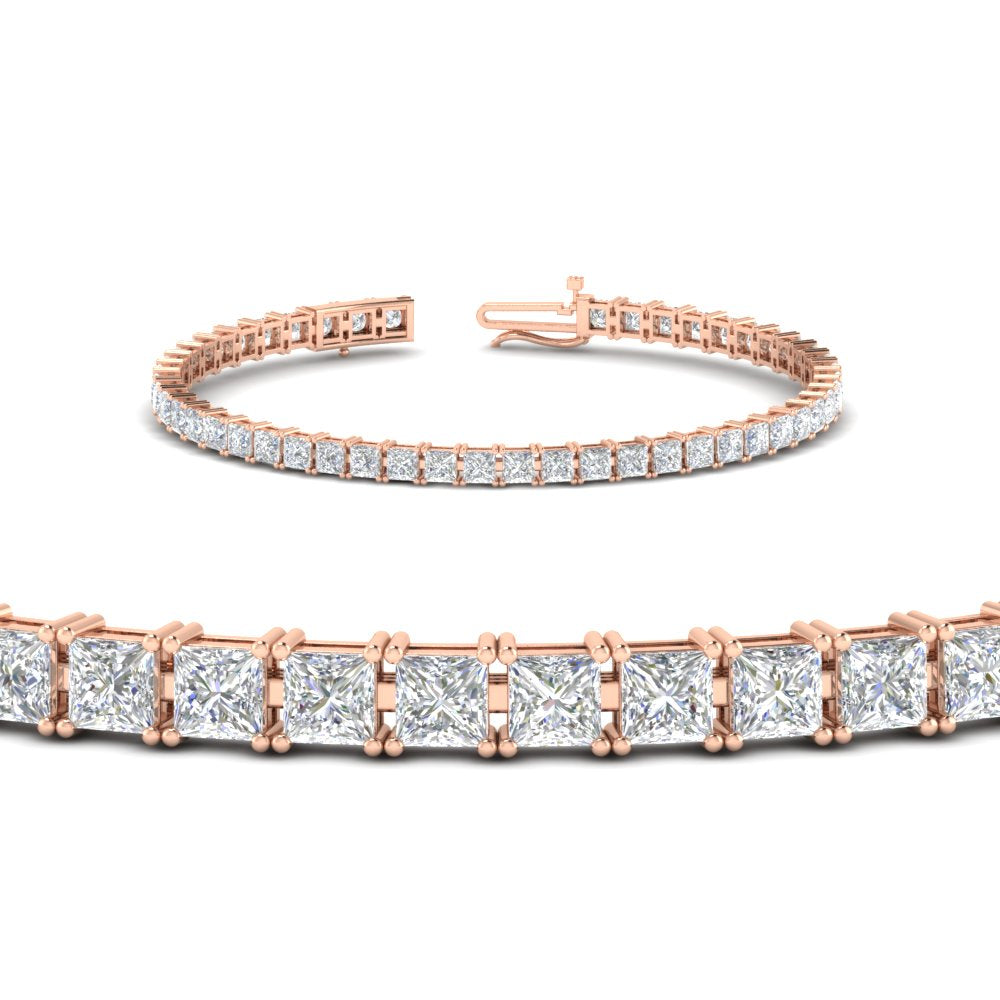 5-carat-princess-cut-diamond-tennis-bracelet