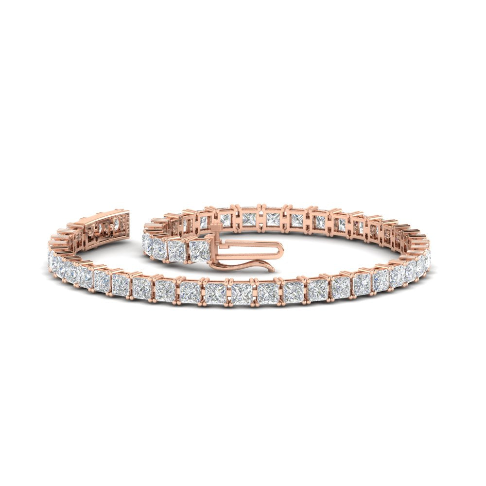 5-carat-princess-cut-diamond-tennis-bracelet