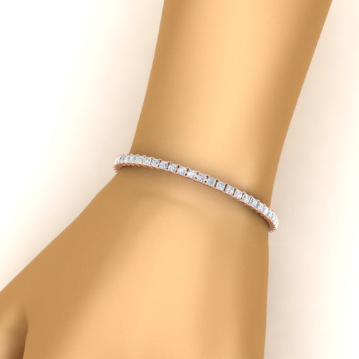 5-carat-princess-cut-diamond-tennis-bracelet
