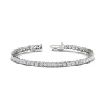 Load image into Gallery viewer, 5 Carat Princess Cut Diamond Tennis Bracelet
