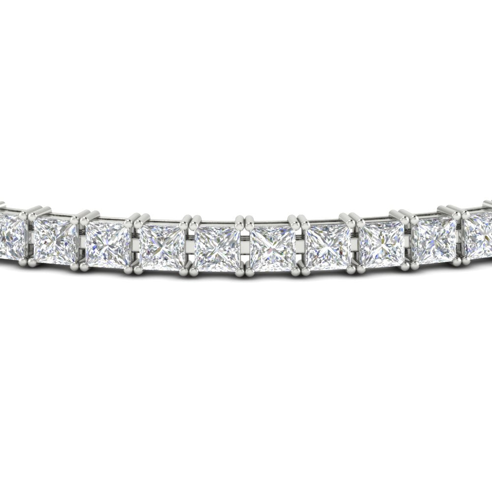 5 Carat Princess Cut Diamond Tennis Bracelet