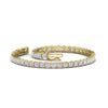 Load image into Gallery viewer, 5-carat-princess-cut-diamond-tennis-bracelet-in-yellow-gold-FDBRC10450PRANGLE4-5.00CT-NL-YG_7913f066-e121-41e6-8c65-08904f596b6b