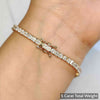 Load image into Gallery viewer, 5-carat-princess-cut-diamond-tennis-bracelet-in-yellow-gold-fdbrc10450pr-5-00ct-fancy3-nl-yg