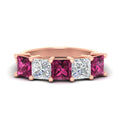 Thumbnail 11 - 5-carat-princess-cut-pink-sapphire-wedding-band-for-women-in-rose-gold-fdwb8008prgsadrpisleep-5.00ct-nl-rg.jpg?v=1773654337