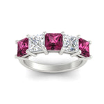 Load image into Gallery viewer, 5-carat-princess-cut-pink-sapphire-wedding-band-for-women-in-white-gold-fdwb8008prgsadrpiangle5-5.00ct-nl-wg.jpg?v=1773654337