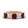 Thumbnail 16 - 5-carat-princess-cut-ruby-wedding-band-for-women-in-rose-gold-fdwb8008prgrudrsleep-5.00ct-nl-rg.jpg?v=1773654337