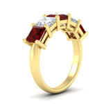 Load image into Gallery viewer, 5-carat-princess-cut-ruby-wedding-band-for-women-in-yellow-gold-fdwb8008prgrudrangle2-5.00ct-nl-yg.jpg?v=1773654337