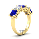 Load image into Gallery viewer, 5-carat-princess-cut-sapphire-wedding-band-for-women-in-yellow-gold-fdwb8008prgsablangle2-5.00ct-nl-yg-hw.jpg?v=1773654337