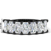 Load image into Gallery viewer, 5-carat-radiant-cut-diamond-band-for-women-in-black-gold-FD8008RAB-5.00CT-NL-BG-HW