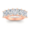 Load image into Gallery viewer, 5-carat-radiant-cut-diamond-band-for-women-in-rose-gold-FD8008RABANGLE5-5.00CT-NL-RG