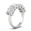 Load image into Gallery viewer, 5-carat-radiant-cut-diamond-band-for-women-in-white-gold-FD8008RABANGLE2-5.00CT-NL-WG