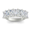 Load image into Gallery viewer, 5-carat-radiant-cut-diamond-band-for-women-in-white-gold-FD8008RABANGLE5-5.00CT-NL-WG