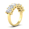 Load image into Gallery viewer, 5-carat-radiant-cut-diamond-band-for-women-in-yellow-gold-FD8008RABANGLE2-5.00CT-NL-YG