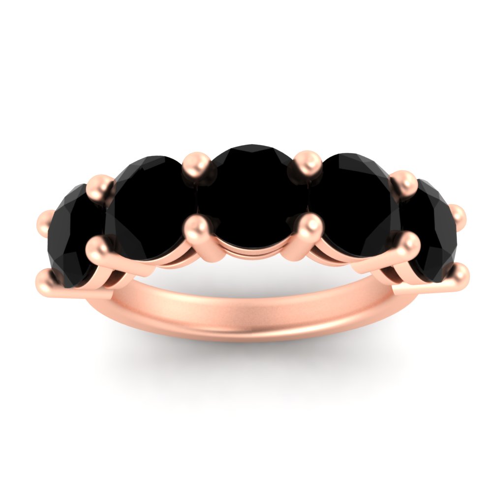 5-carat-round-5-stone-black-diamond-colored-anniversary-wedding-band-in-rose-gold-FDENS141ROBGBLACKANGLE5-5.00CT-NL-RG-GS