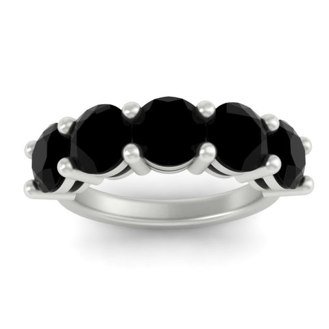 5-carat-round-5-stone-black-diamond-colored-anniversary-wedding-band-in-white-gold-FDENS141ROBGBLACKANGLE5-5.00CT-NL-WG-GS