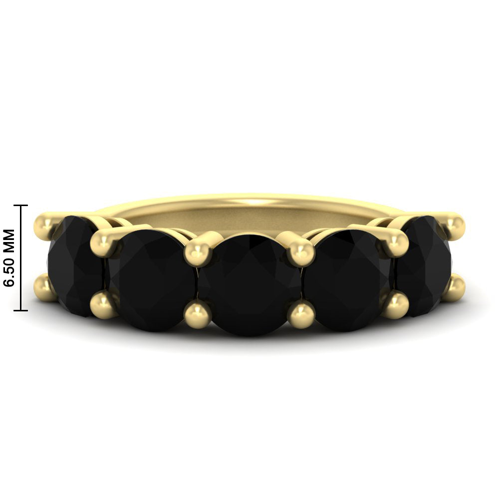 5-carat-round-5-stone-black-diamond-colored-anniversary-wedding-band-in-yellow-gold-FDENS141ROBGBLACK-5.00CT-NL-YG-HW-GS