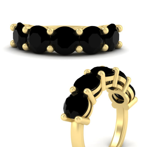 5-carat-round-5-stone-black-diamond-colored-anniversary-wedding-band-in-yellow-gold-FDENS141ROBGBLACKANGLE3-5.00CT-NL-YG-GS