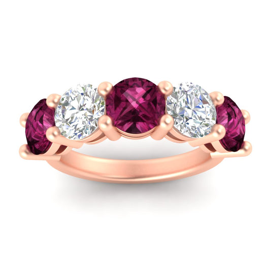 5-carat-round-5-stone-diamond-and-pink-sapphire-anniversary-wedding-band-in-rose-gold-FDENS141ROBGSADRPIANGLE5-5.00CT-NL-RG