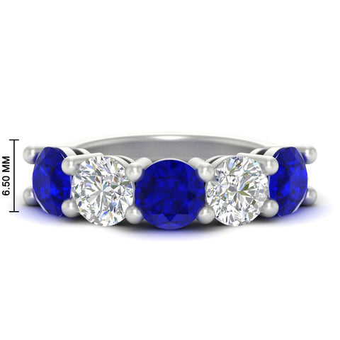 5-carat-round-5-stone-diamond-and-sapphire-anniversary-wedding-band-in-white-gold-FDENS141ROBGSABL-5.00CT-NL-WG-HW